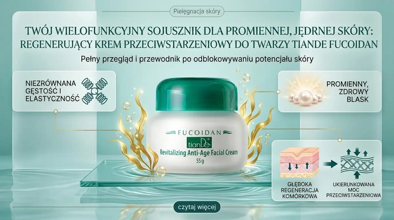 Fucoidan: Regenerujący krem Anti-Age, czyli potęga oceanu w Twojej codziennej pielęgnacji